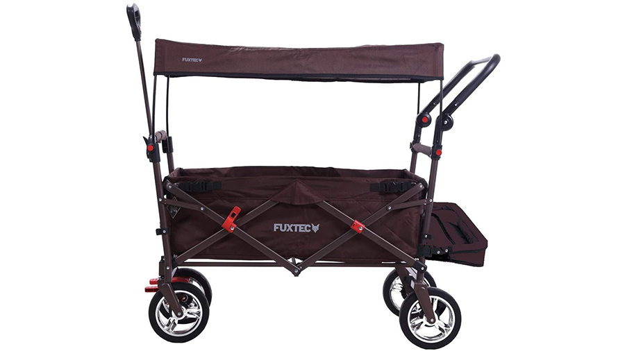 Chariot de transport pliable marron FX-CT800 FUXTEC