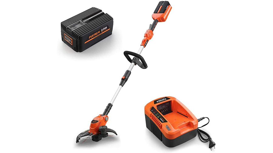 Débroussailleuse batterie set avec batterie et chargeur 40 V E312D FUXTEC