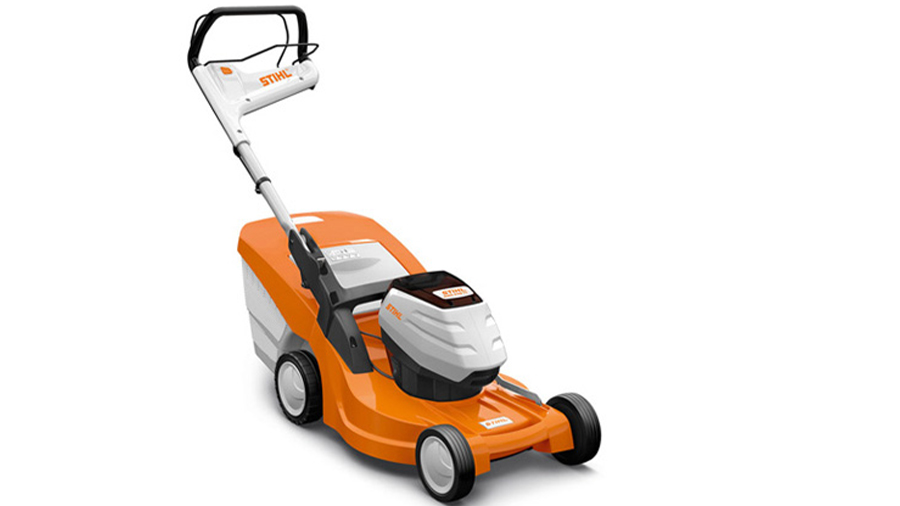 La tondeuse à gazon à batterie RMA 448 TC STIHL