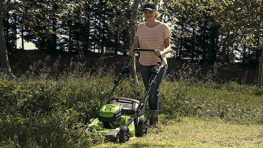  La tondeuse à gazon GD60LM51SP Greenworks