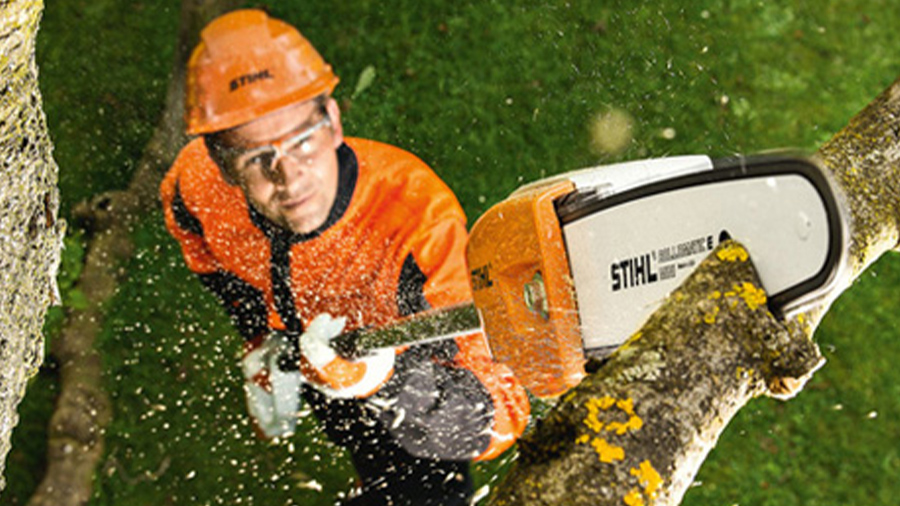 La perche d’élagage à batterie HTA 65 STIHL