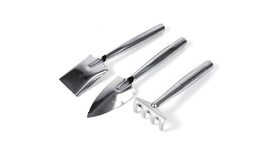 Kit d'outils à 3 pièces en acier inoxydable Zerodis
