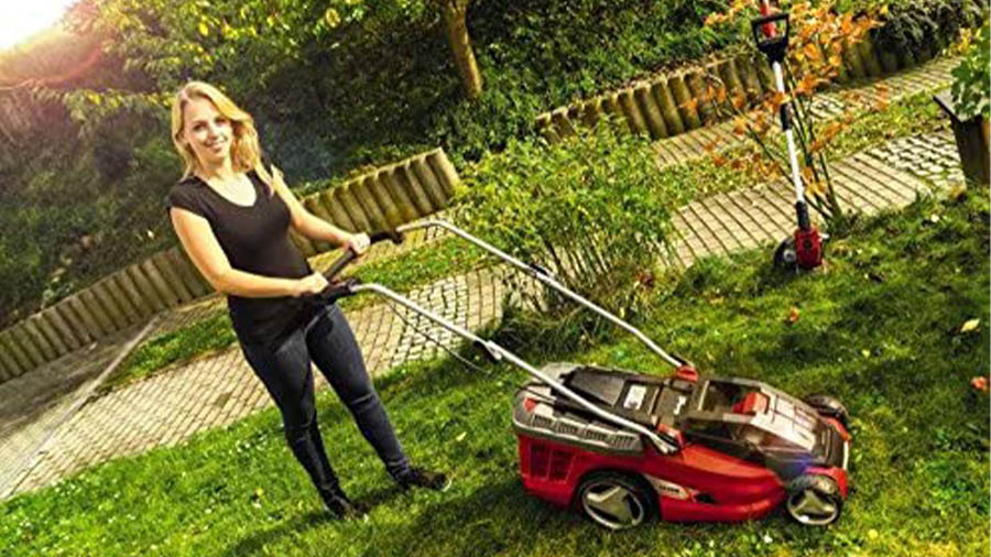 Tondeuse à gazon électrique GE-CM 36 Li M Einhell
