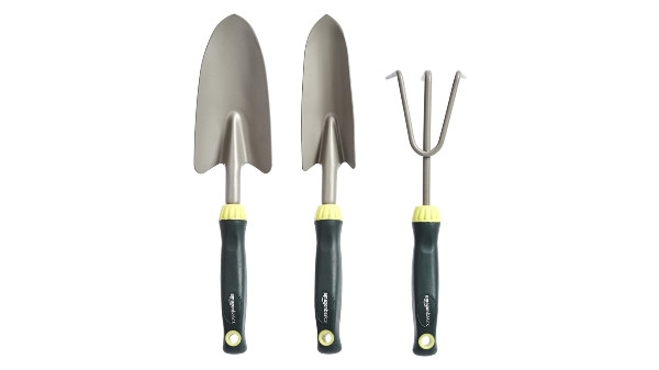 Ensemble de 3 outils de jardinage & SOLABIOL TEREMPO6 AmazonBasics