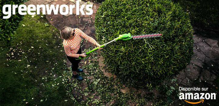 Outillage jardin Greenworks en promotion