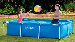 Piscine métal Frame Junior Intex rectangulaire