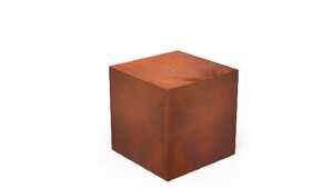 Table d’eau en acier Corten OASE Cube 60 CS