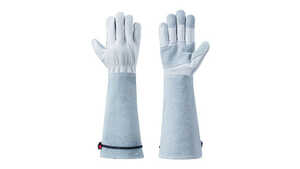 Gants de jardinage en cuir blanc XL Hodup