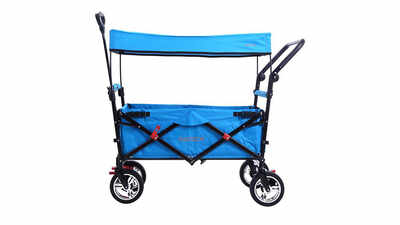 Chariot de transport pliable turquoise FX-CT700 FUXTEC