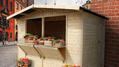 Abri de jardin en bois M150B Timbela