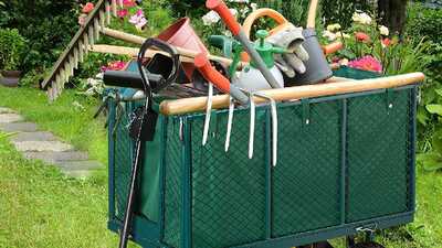 Chariot de jardin 10045462 Relaxdays Chariot de jardin 10045462 Relaxdays