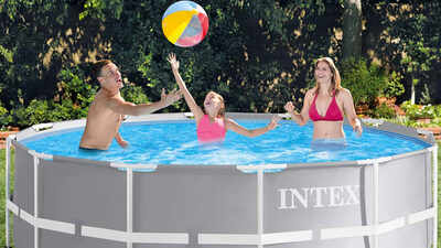 piscine tubulaire Prism Frame ronde 55204 INTEX piscine tubulaire Prism Frame ronde 55204 INTEX