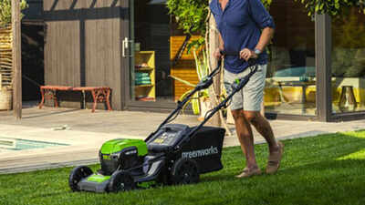 La tondeuse à gazon GD48LM46 Greenworks