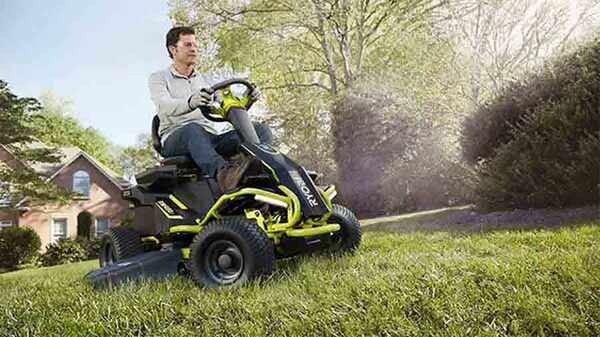 Tondeuse autoportée RM480E Rider RYOBI