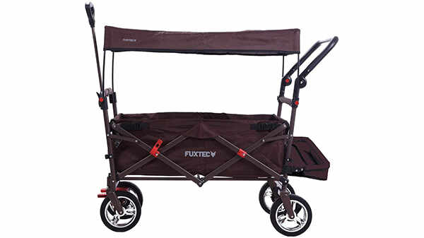 Chariot de transport pliable marron FX-CT800 FUXTEC