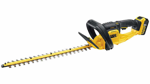 Test et avis taille-haies sur batterie DCM563P1-QW DEWALT decker prix pas cher