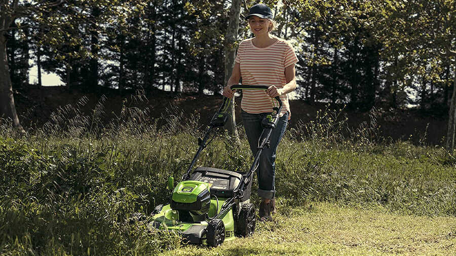  La tondeuse à gazon GD60LM51SP Greenworks