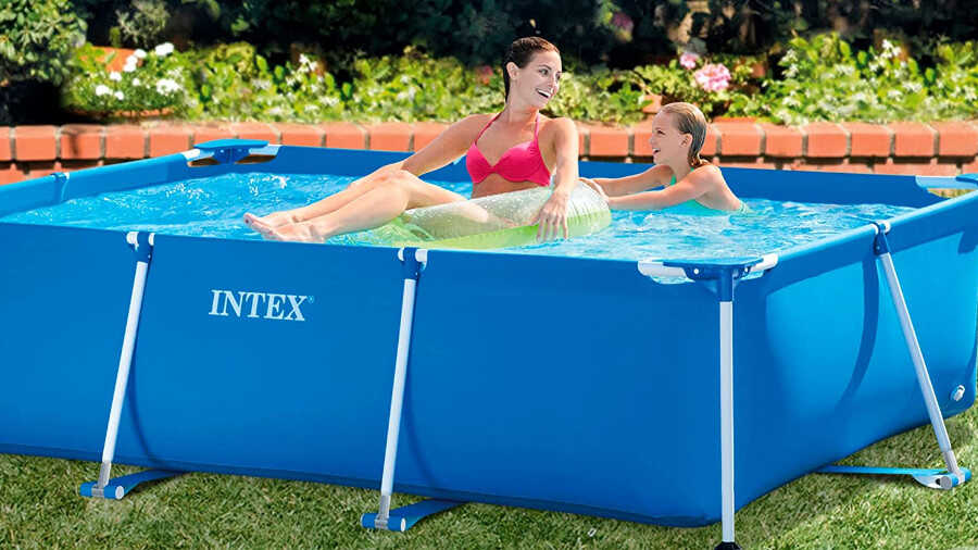 Piscine Metal Frame Junior rectangulaire Intex