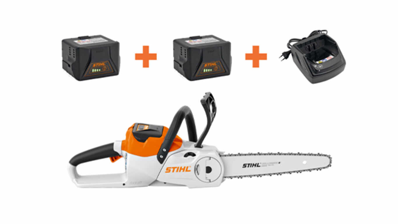Tronçonneuse sans fil MSA 140 C-B - Pack 2 batteries STIHL