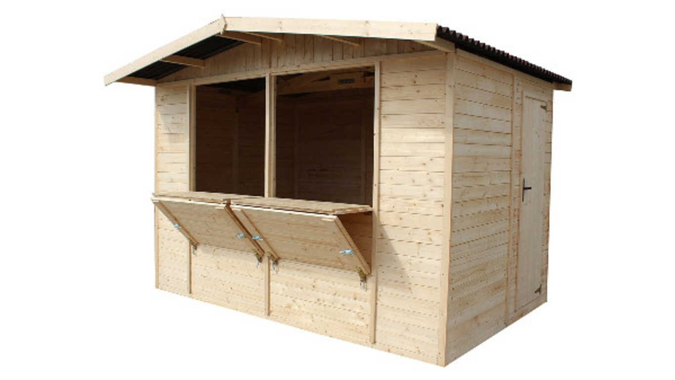 Abri de jardin en bois M150B Timbela Abri de jardin en bois M150B Timbela