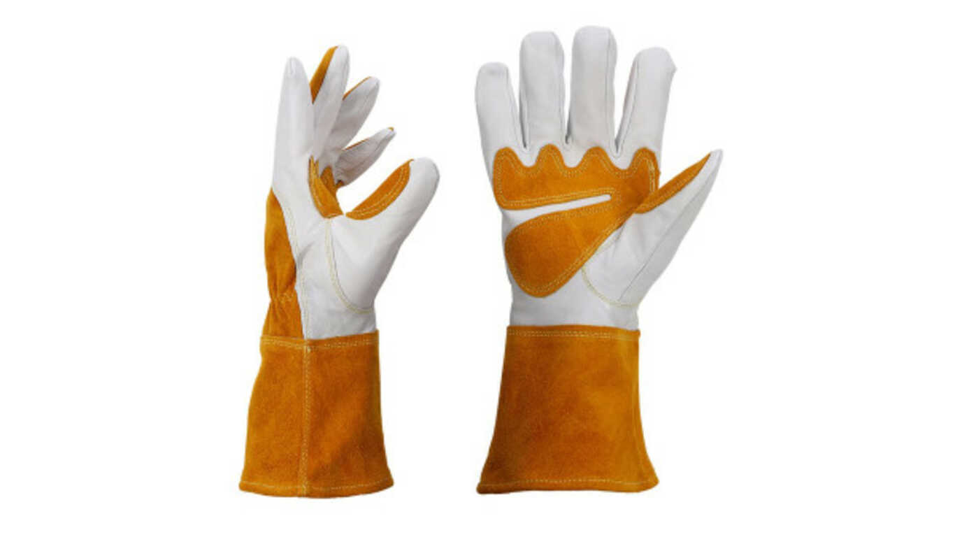 Gants de jardinage en peau de mouton XL jaune MaylFre