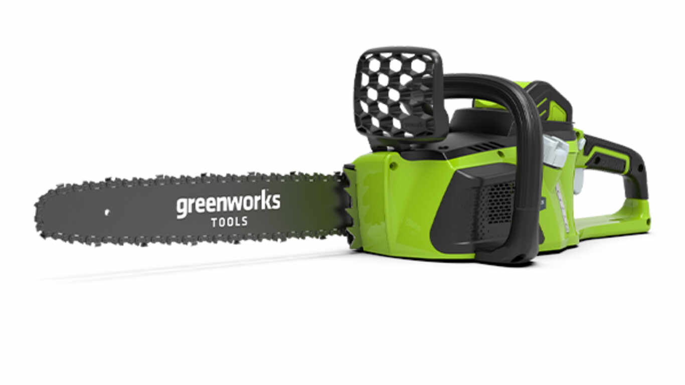 La tronçonneuse GD40CS40 Greenworks La tronçonneuse GD40CS40 Greenworks