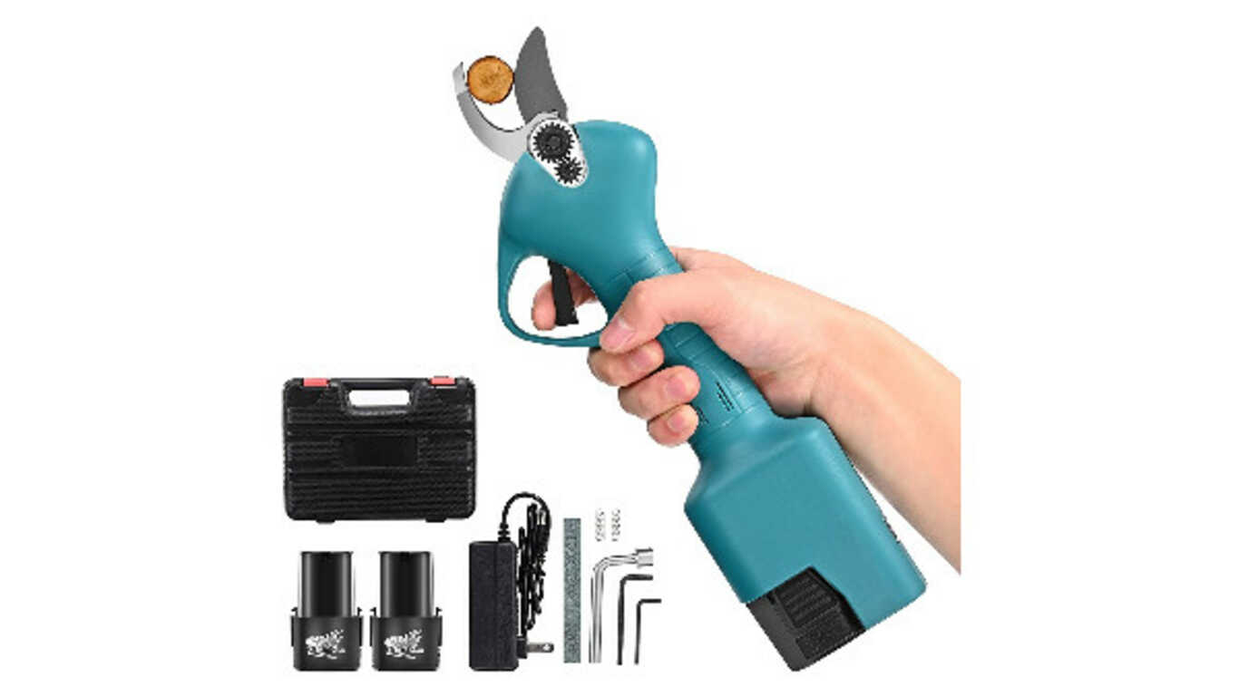 Sécateur de jardin sans fil 25 mm bleu Kacsoo Sécateur de jardin sans fil 25 mm bleu Kacsoo