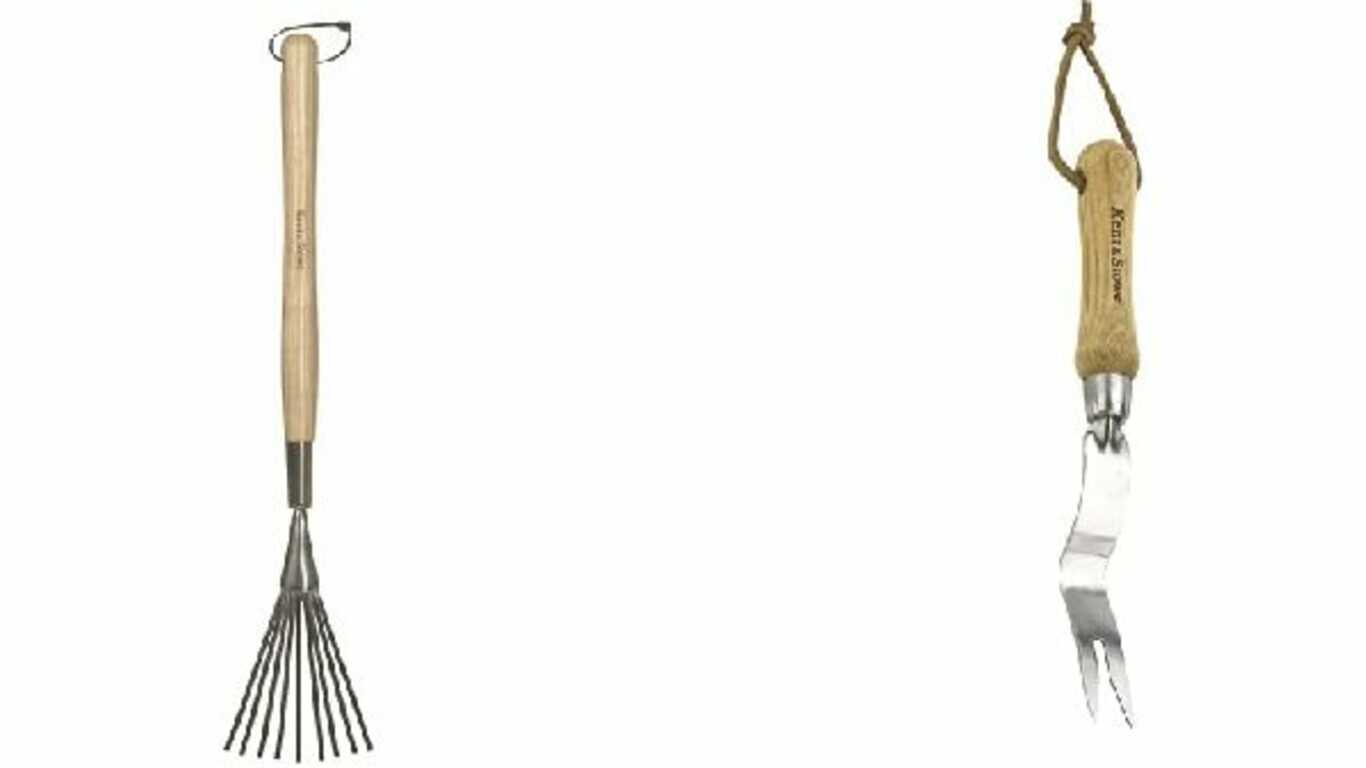 Kit de râteau à gazon 734510 et le désherbeur manuel 732868 Kent & Stowe Kit de râteau à gazon 734510 et le désherbeur manuel 732868 Kent & Stowe